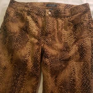 Ralph Lauren Leopard Print Pants made in Philippin